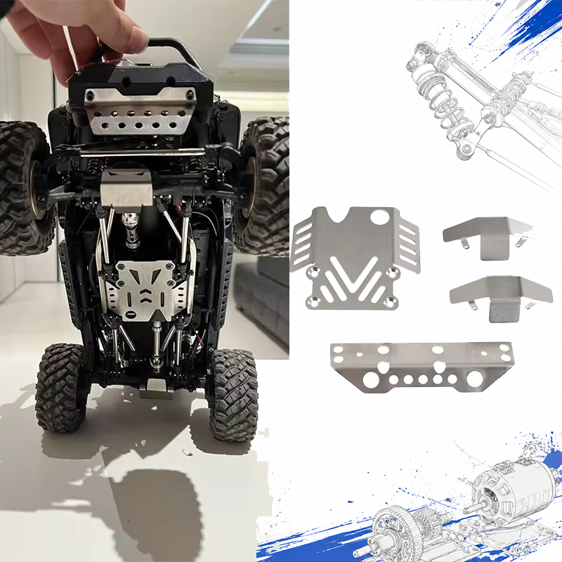 Robot Car Kit - 1/10 RC Crawler Stainless Steel Full