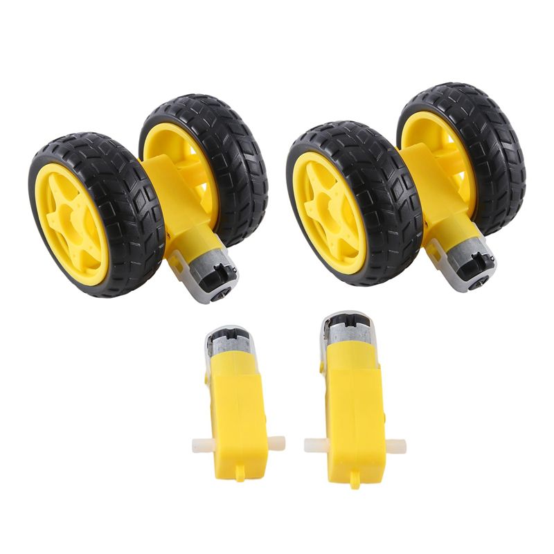 Robot Wheel - AB51 4 Pcs For Arduino Smart