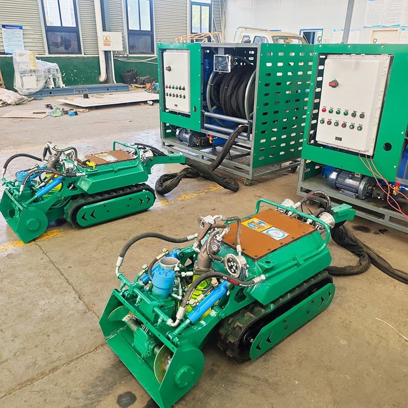 Robot Track - Silt Removal Robot Rubber Track Crawler