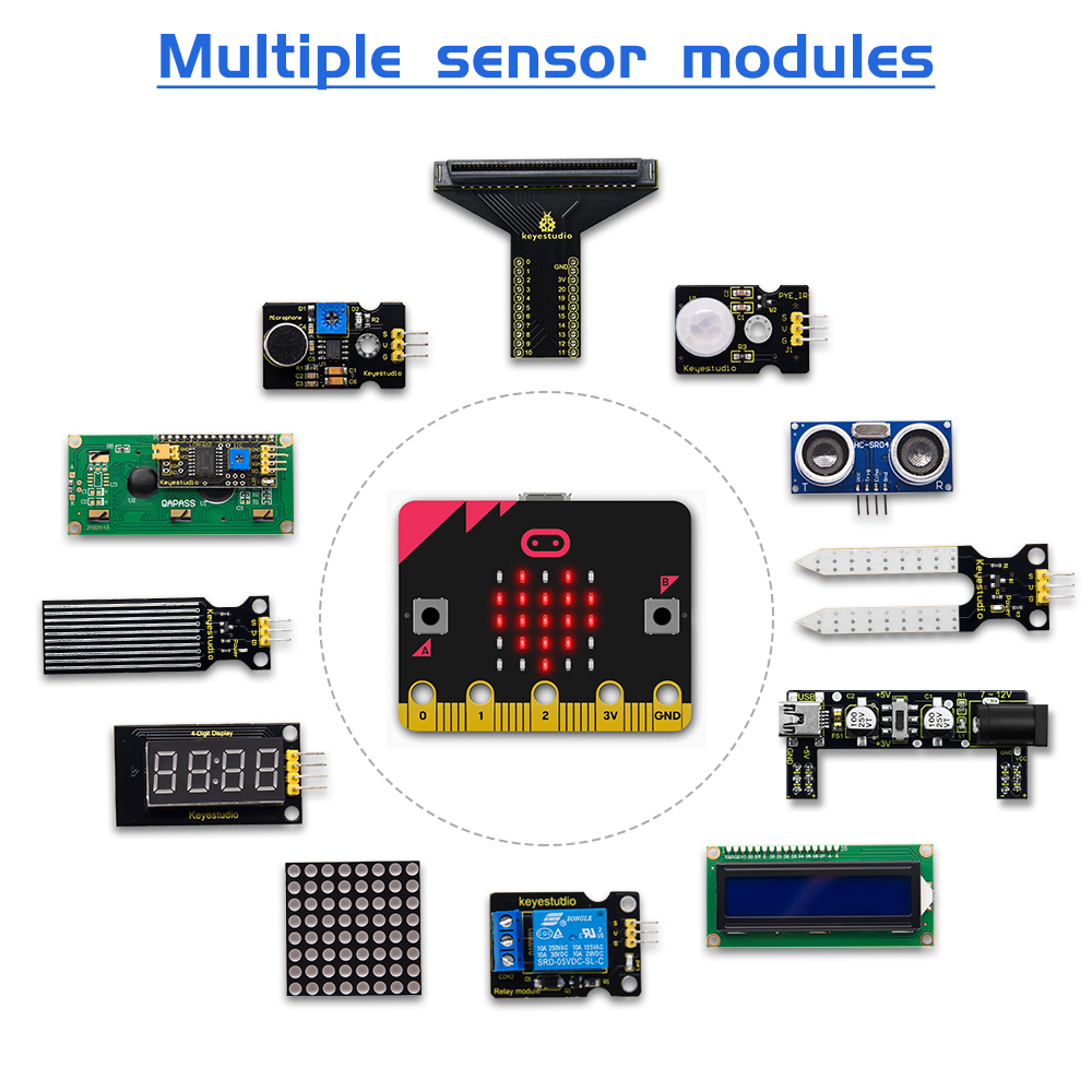 KEYESTUDIO Micro:bit V2 Basic  - Microbit Robot review and price