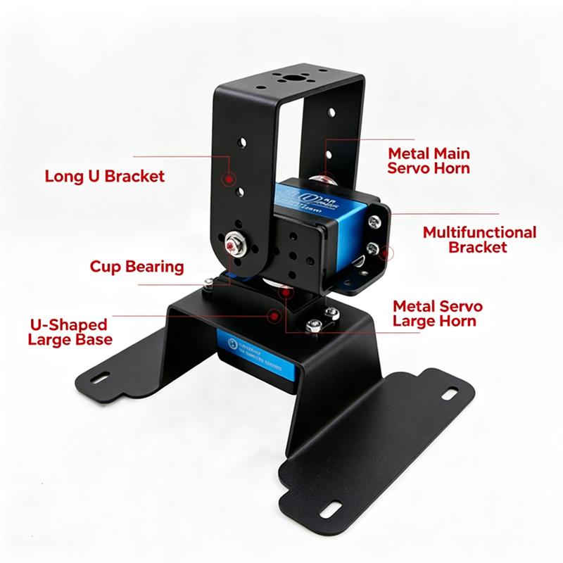 2 DOF Pan Tilt Bracket Kit Met - Pan Tilt Bracket review and price