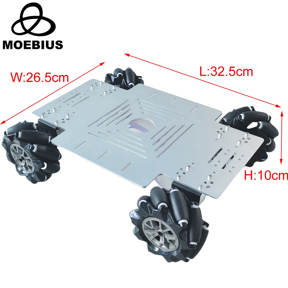 MOEBIUS 26KG Load 4WD Mecanum  - Robot Arm Kit review and price