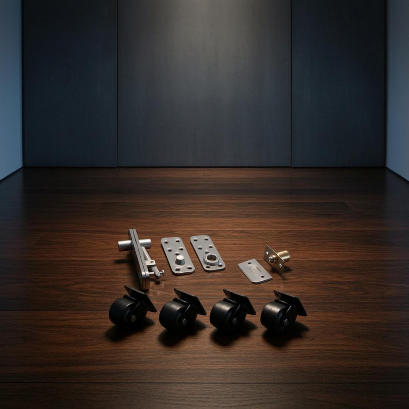 Bookcase Door Hardware Kit wit - Caster Wheel review and price