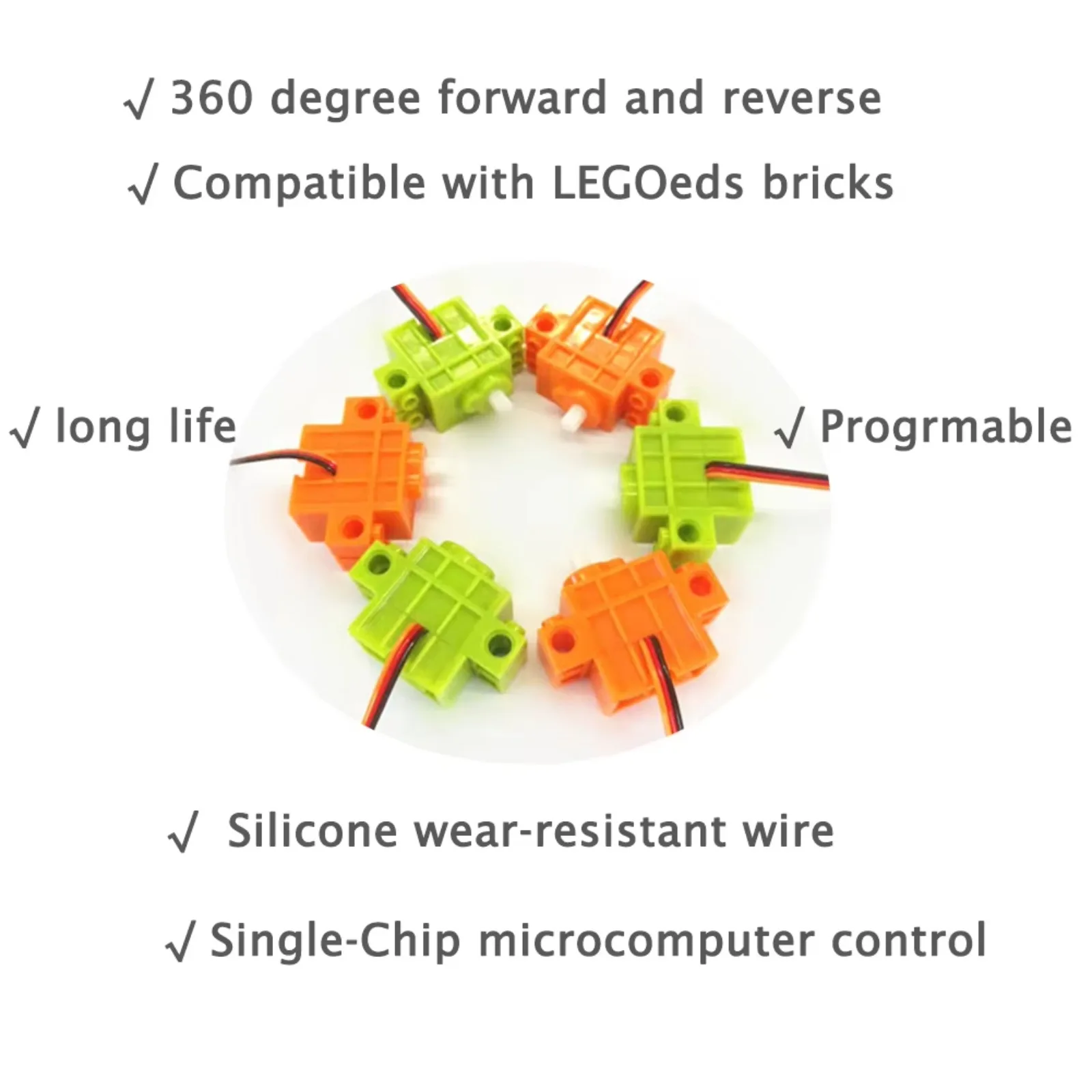 4pcs Geekservo 360 Degree Cont - Microbit Robot review and price