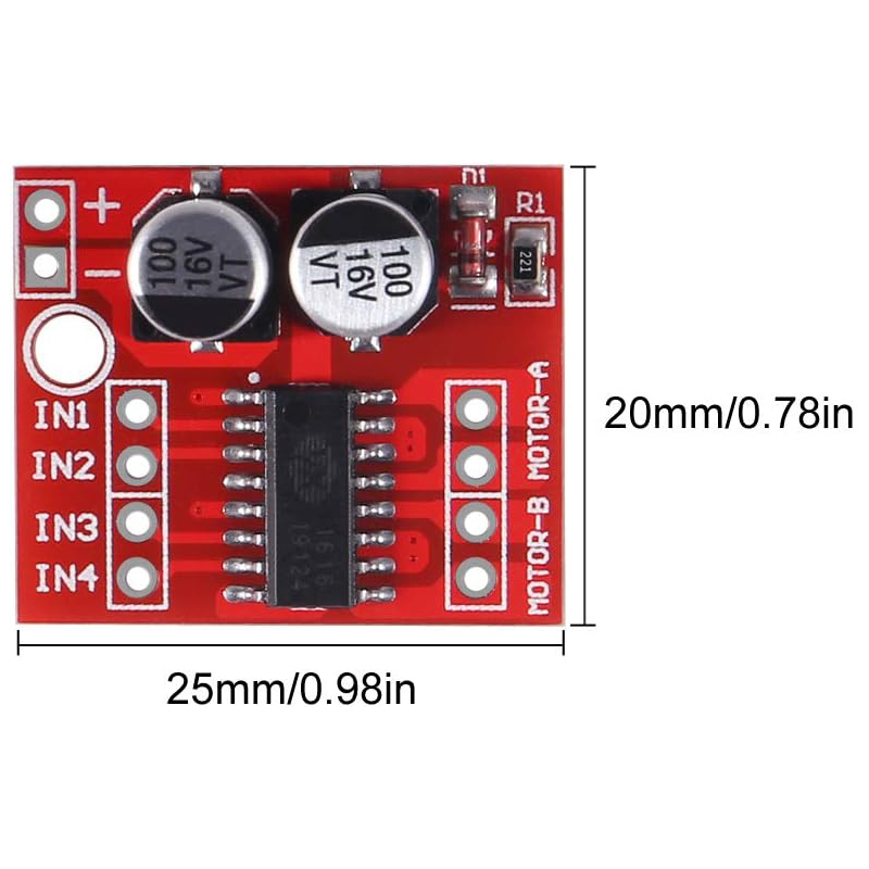 10PCS L298N Mini DC Motor Driv - Motor Driver L298N review and price