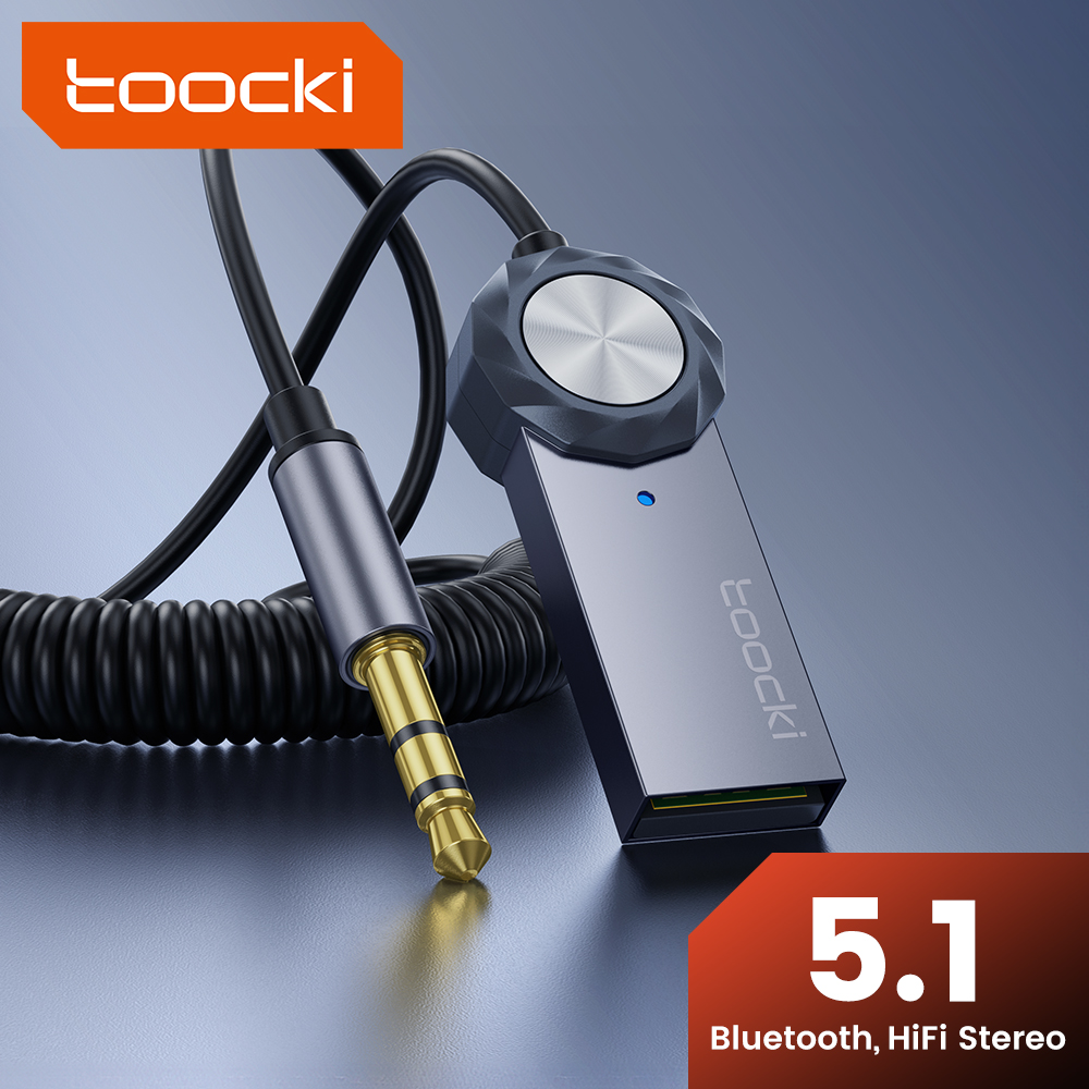 TOOCKI Bluetooth Aux Adapter B - Robot Bluetooth Car review and price