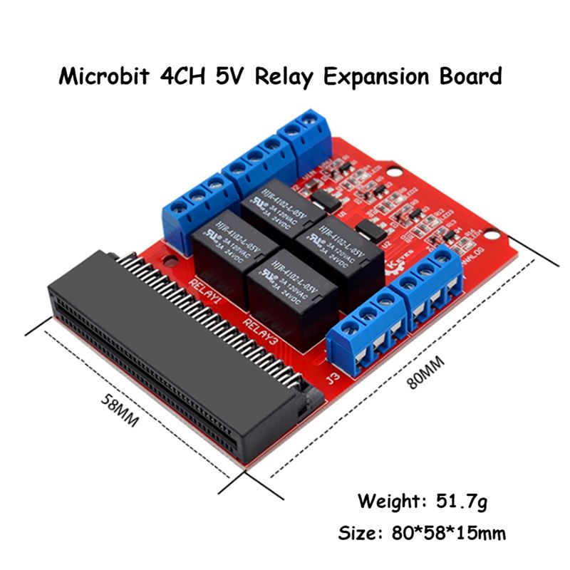 A64I Microbit 4 Channel Relay  - Microbit review and price