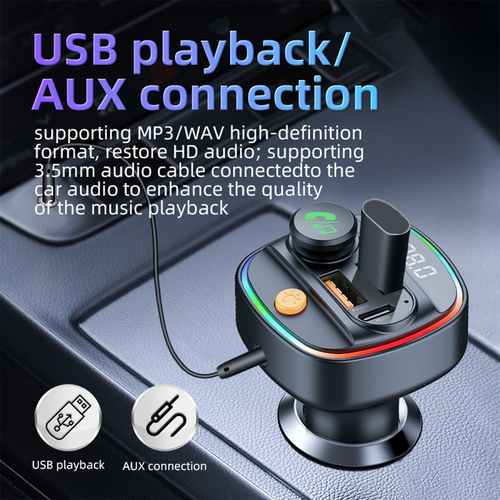 Bluetooth 5.4 FM Transmitter H - Robot Bluetooth Car review and price