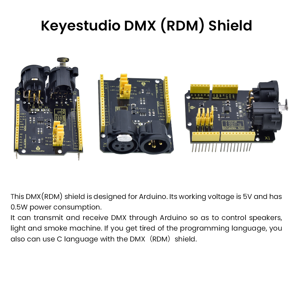 NEW Keyestudio  5V DMX (RDM)Sh - Microbit Robot review and price